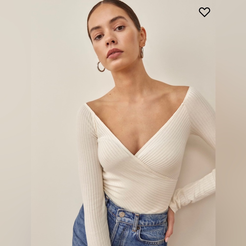 Reformation Minnie Knit Top